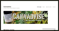 Desktop Screenshot of cannadvise.com